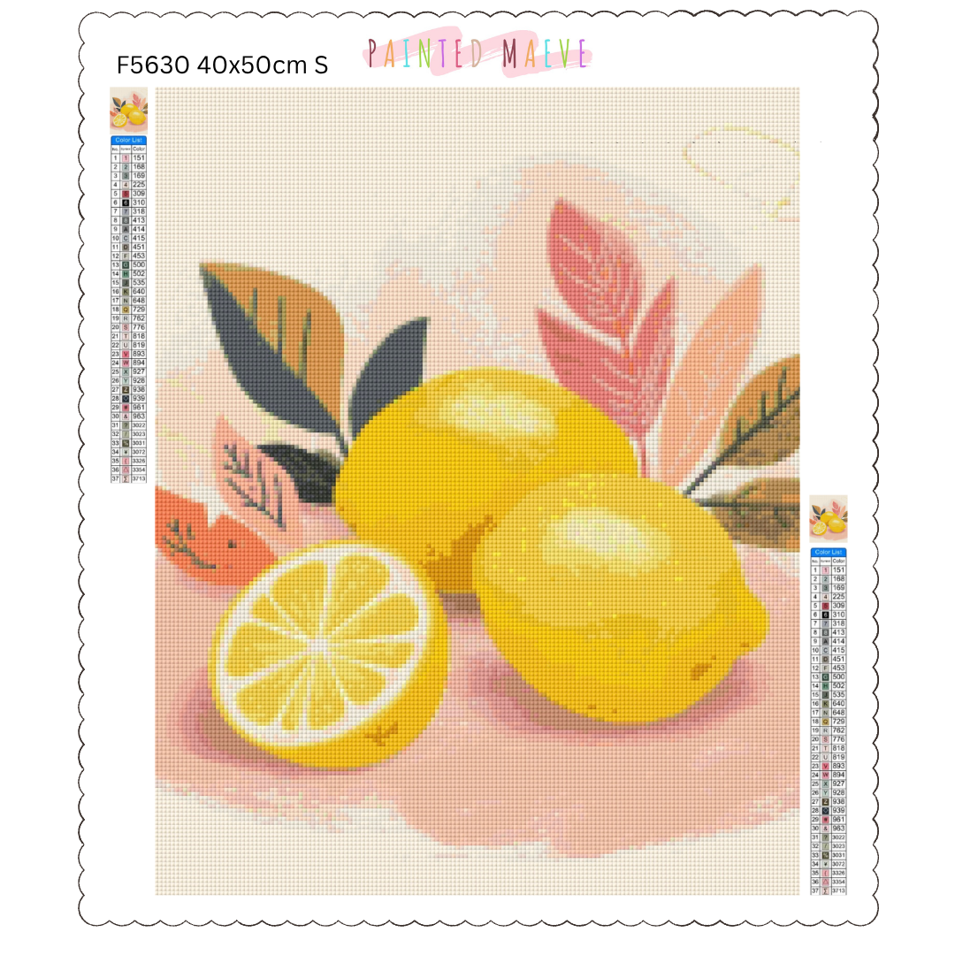 Lemon Delight: Diamond Painting Collection