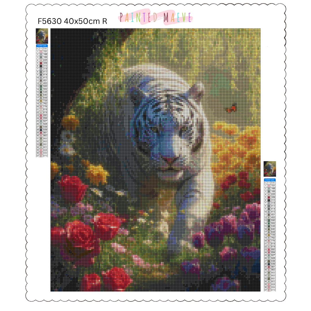 Tigress of Tranquility: Diamond Painting Collection