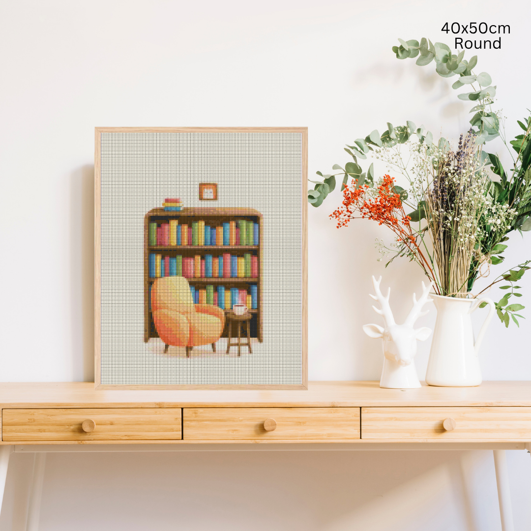 Chapters and Comfort: Diamond Painting Collection