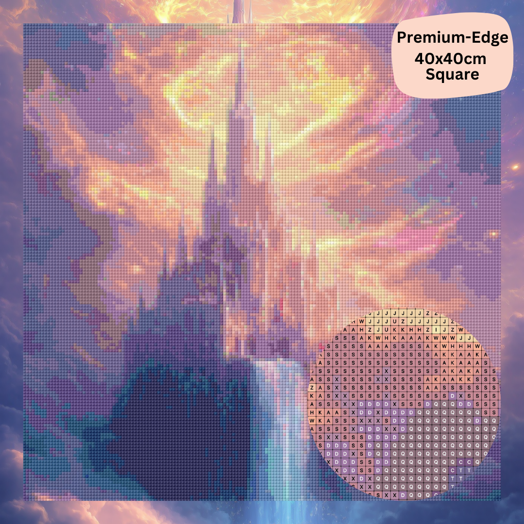 Castle in the Sky: Diamond Painting Collection