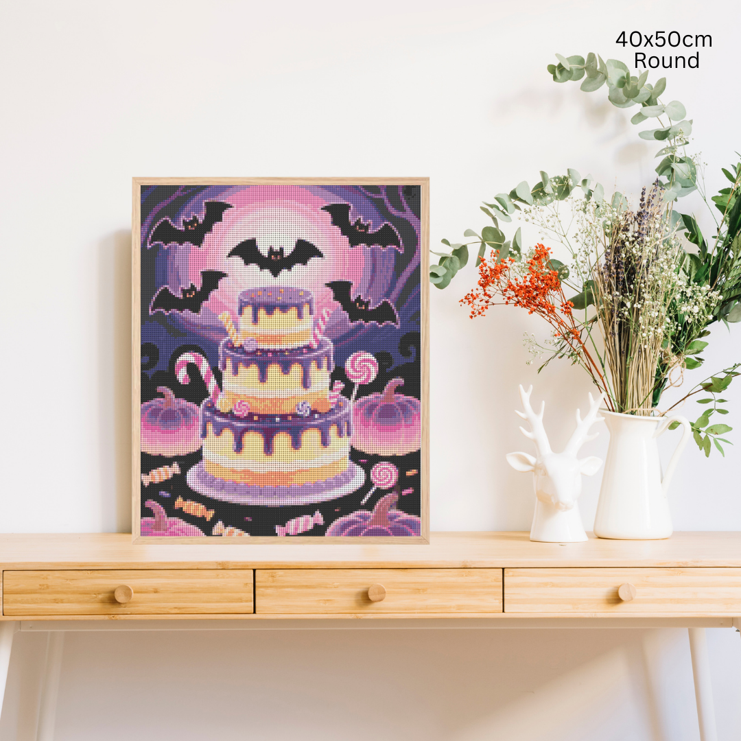 Batty for Sweets: Diamond Painting Halloween Collection