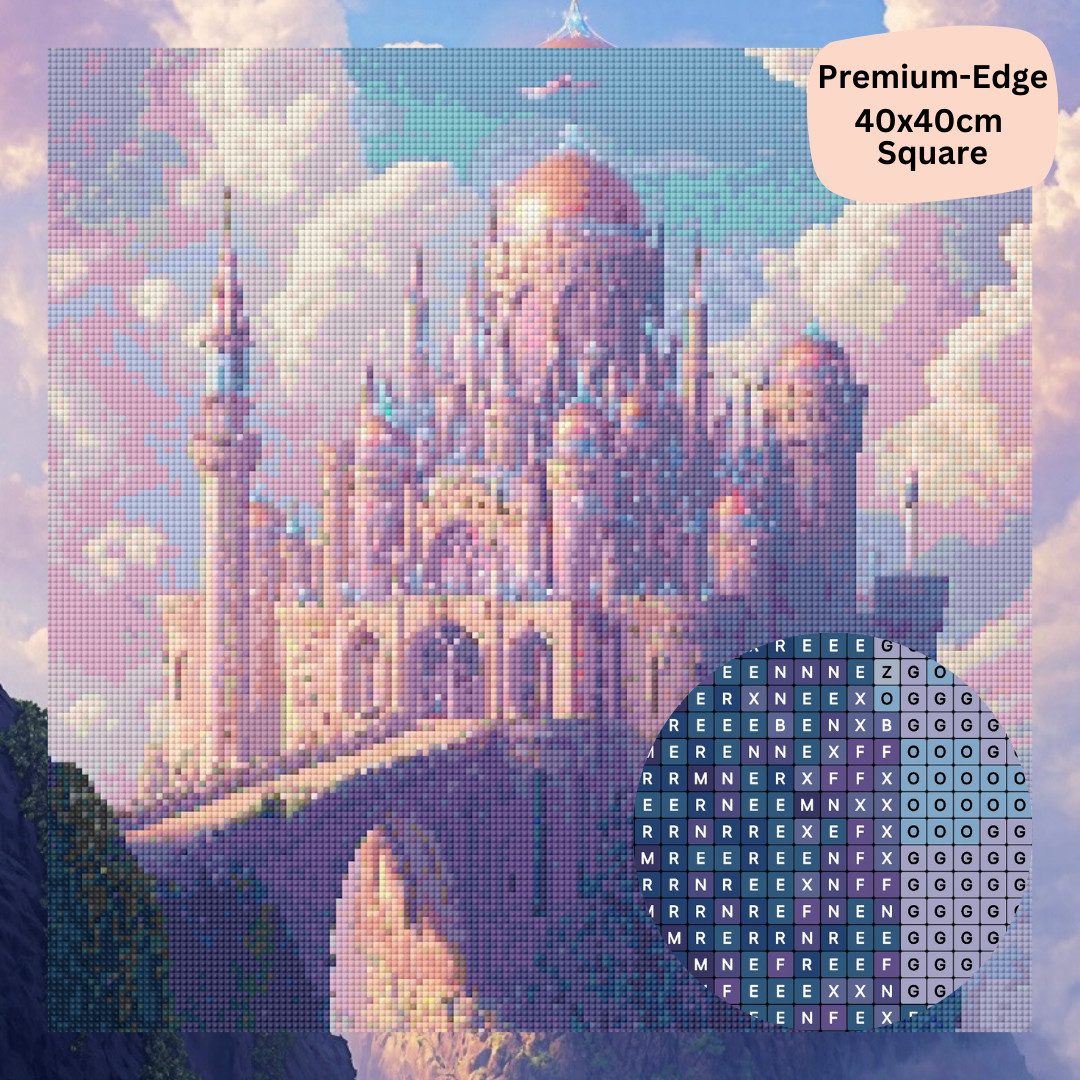 Celestial Fortress: Diamond Painting Collection