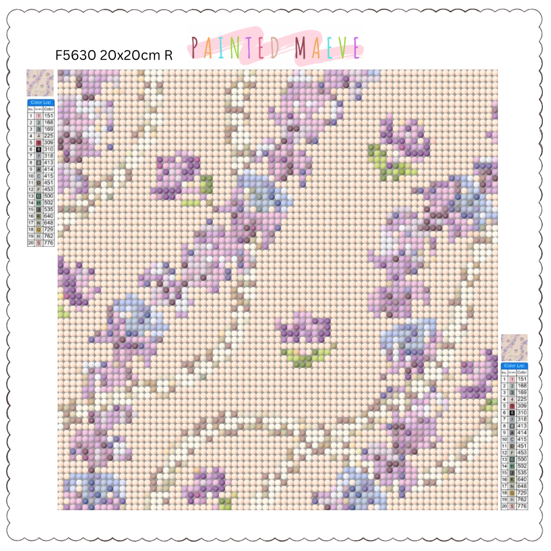 Crown Flower & Pikake: Diamond Painting Collection