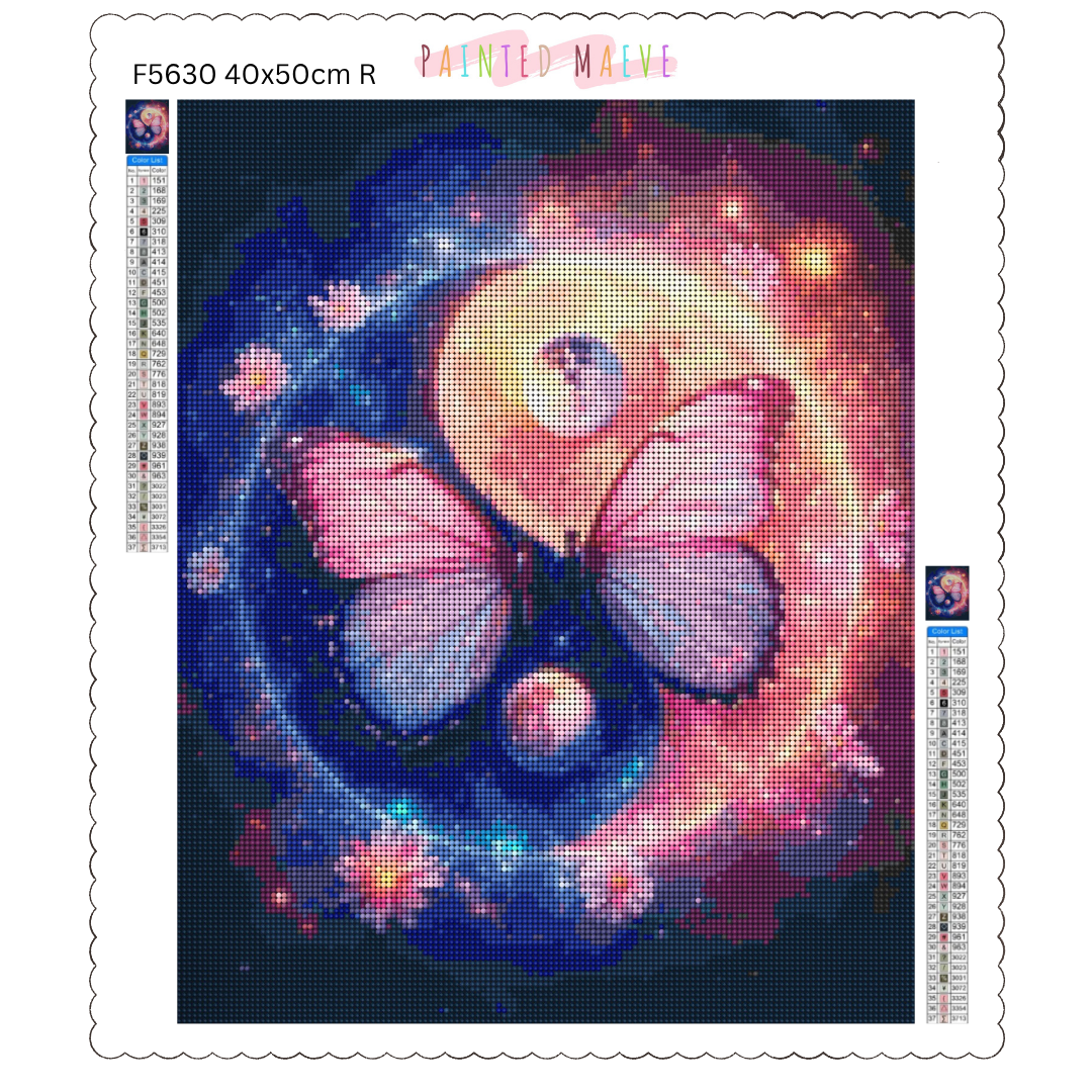 Cosmic Yin Yang Harmony: Diamond Painting Collection
