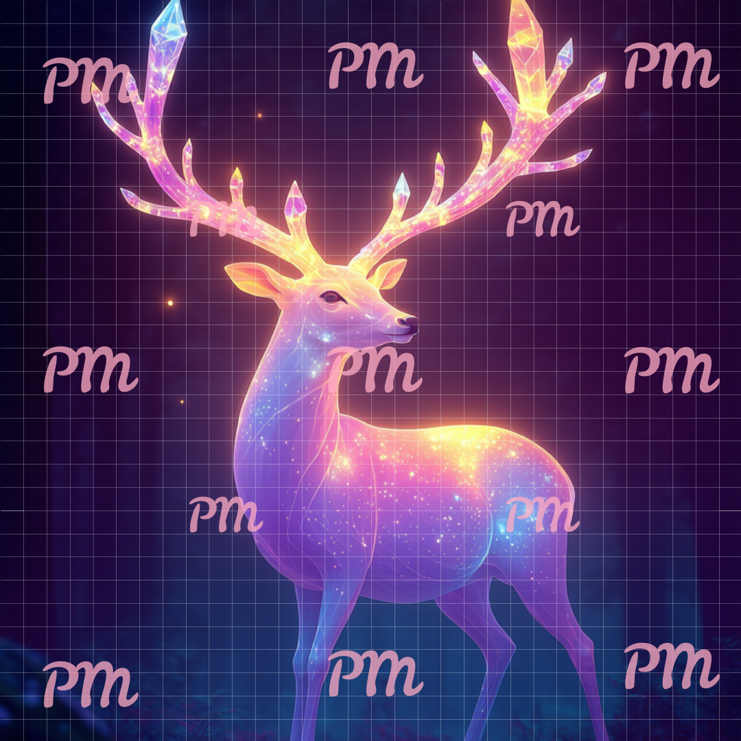 Antler Glow: Diamond Painting Collection