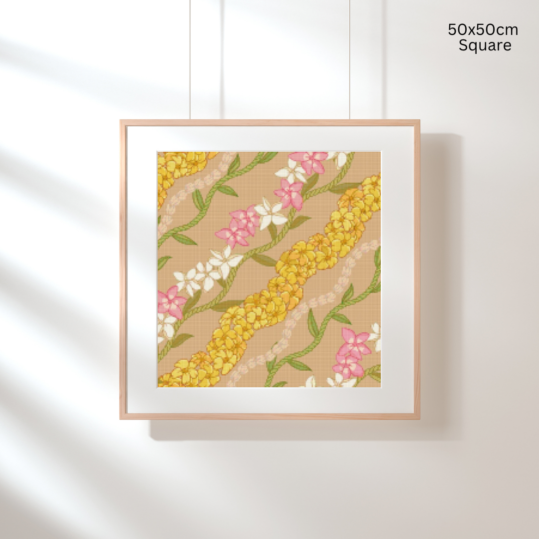 Pikake, Puakenikeni & Plumeria: Diamond Painting Collection