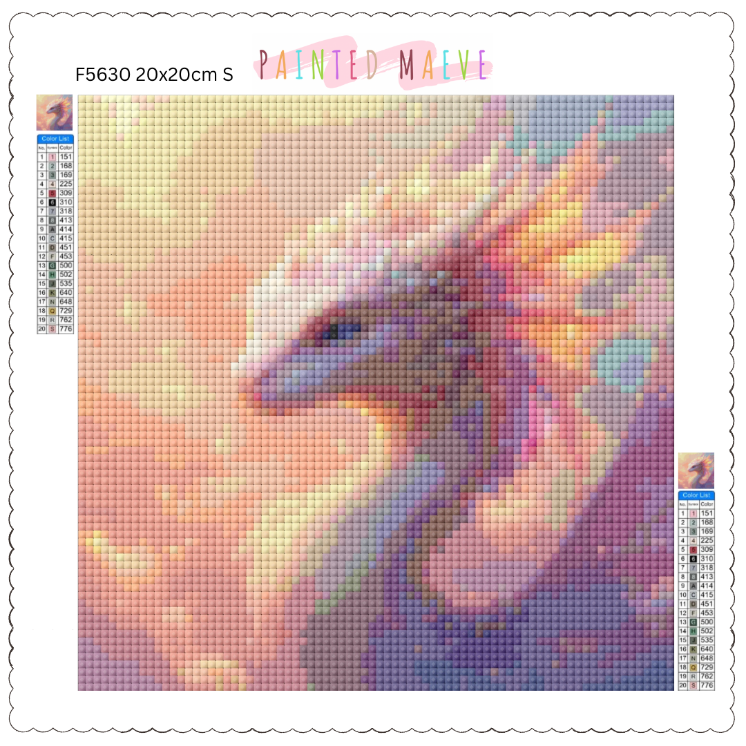 Dragon Grace: Diamond Painting Collection