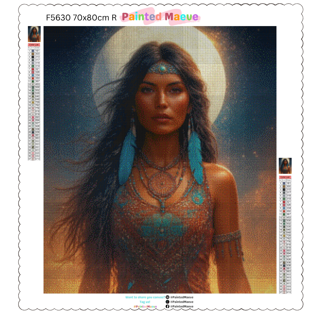 Indiginous Beauty: Diamond Painting Collection