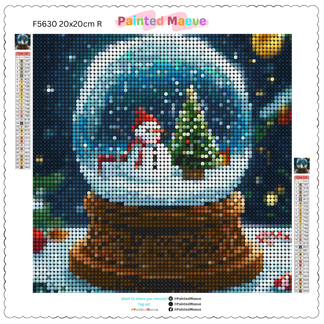 Frosty’s Globe: Diamond Painting Christmas Collection