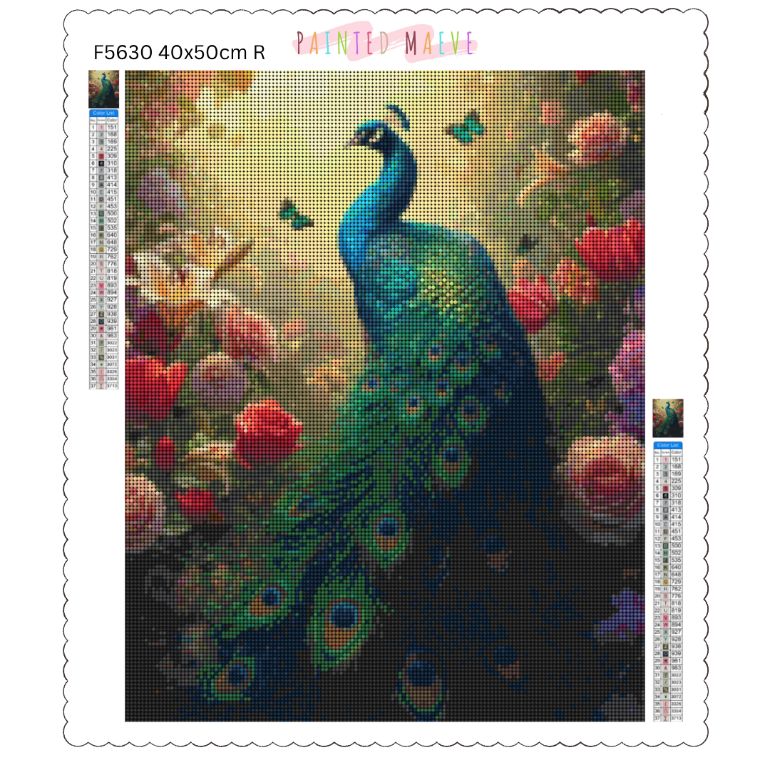 Regal Plumage: Diamond Painting Collection