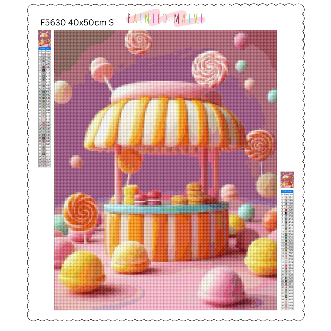 Sweet Treats Stand: Diamond Painting Collection