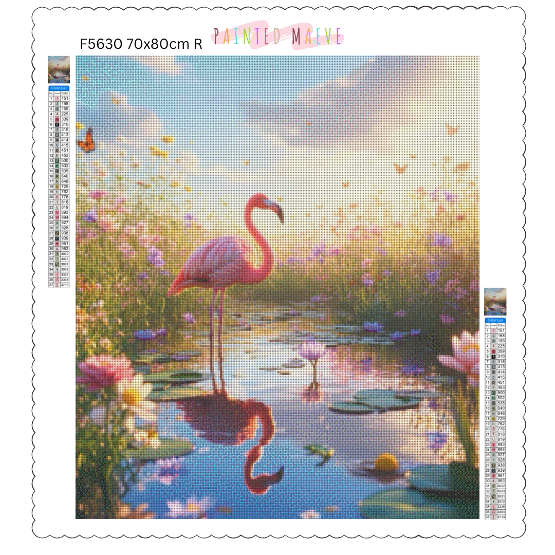 Flamingo Dance: Diamond Painting Collection