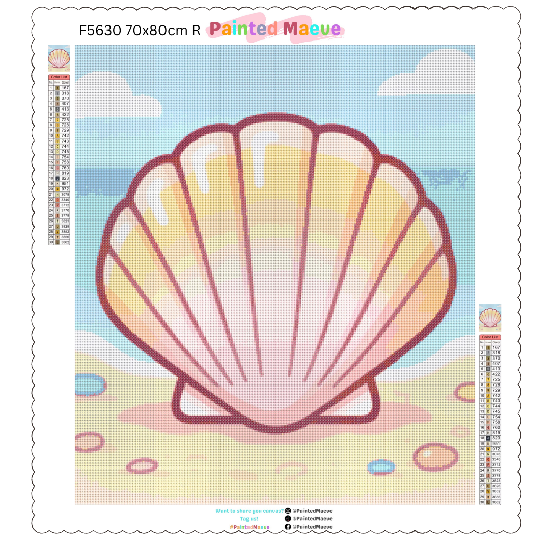 Shell by the Sea: Diamond Painting Collection