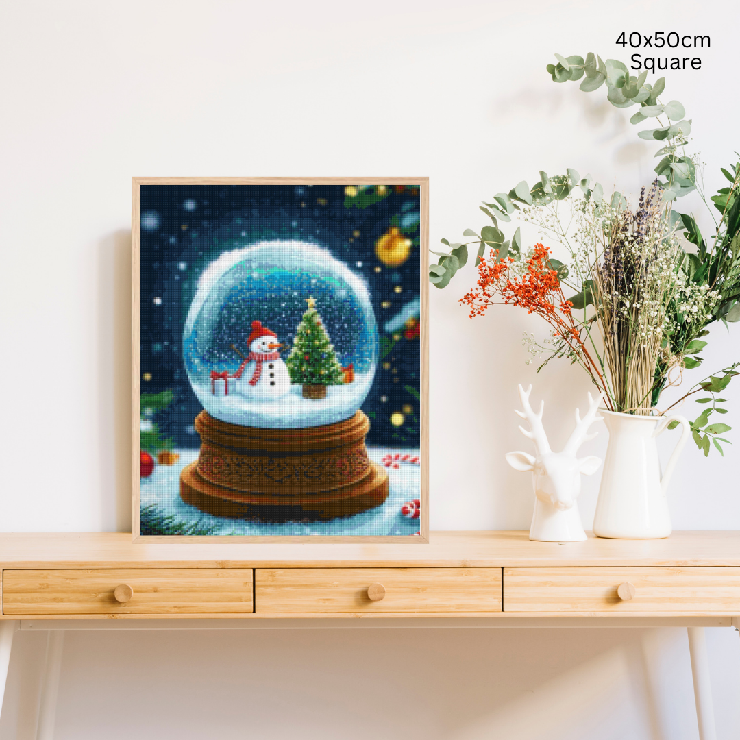 Frosty’s Globe: Diamond Painting Christmas Collection