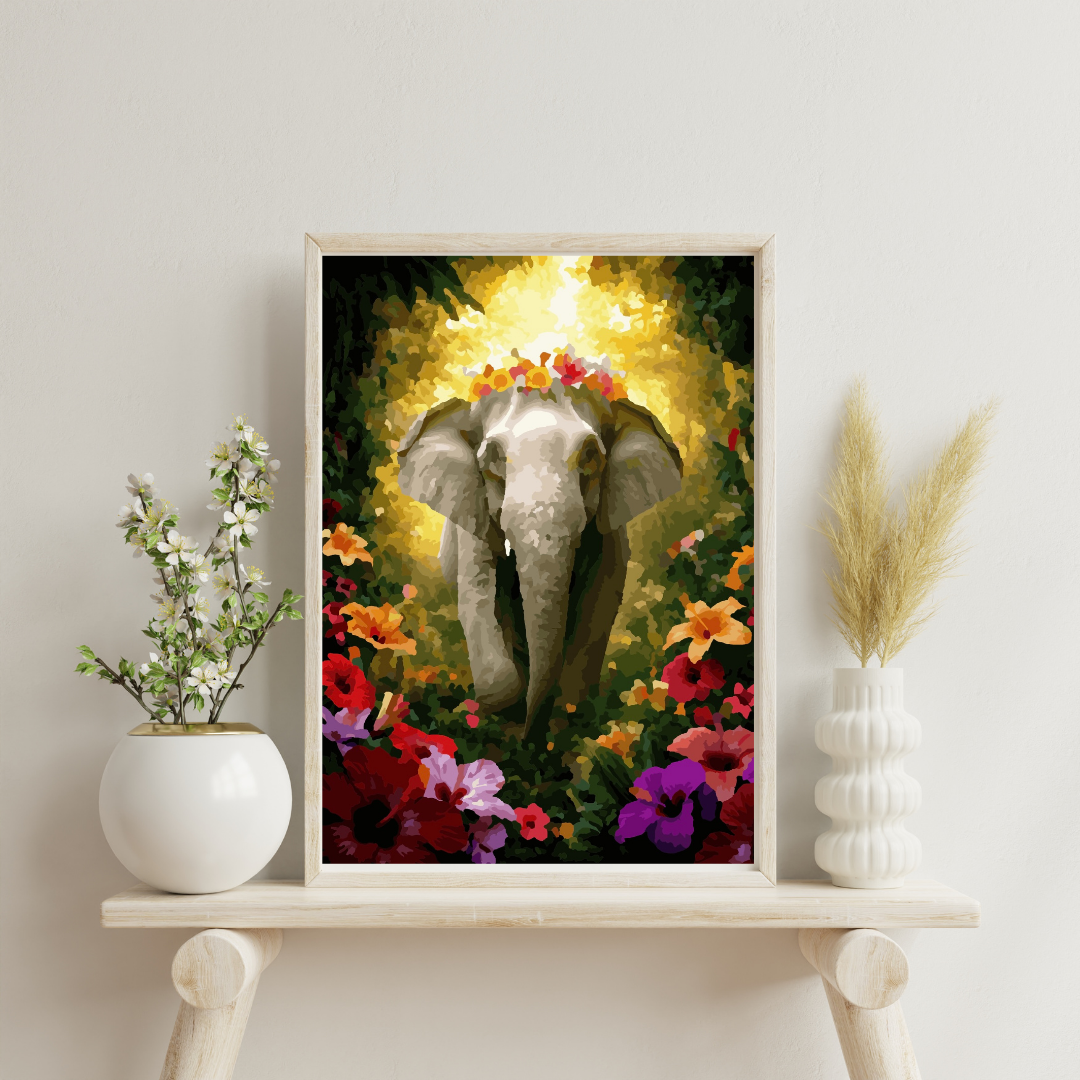 Blossoming Grace: Paint-by-Number Collection (24/36/48 colors | No Frame)