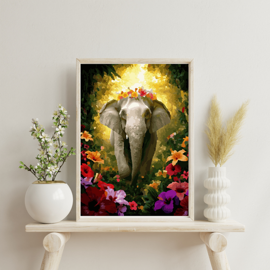 Blossoming Grace: Paint-by-Number Collection (24/36/48 colors | No Frame)