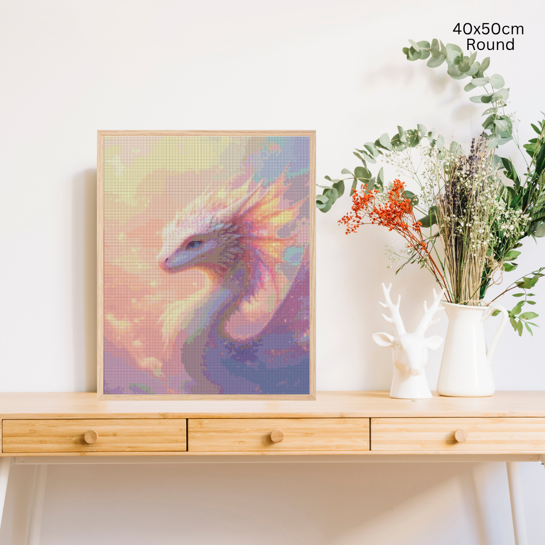 Dragon Grace: Diamond Painting Collection