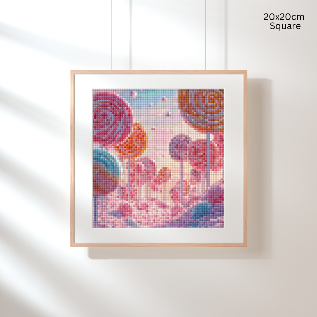Lollipop Meadow: Diamond Painting Collection