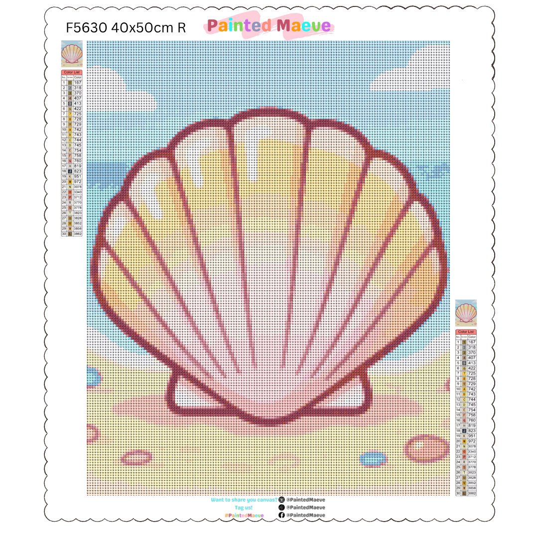 Shell by the Sea: Diamond Painting Collection
