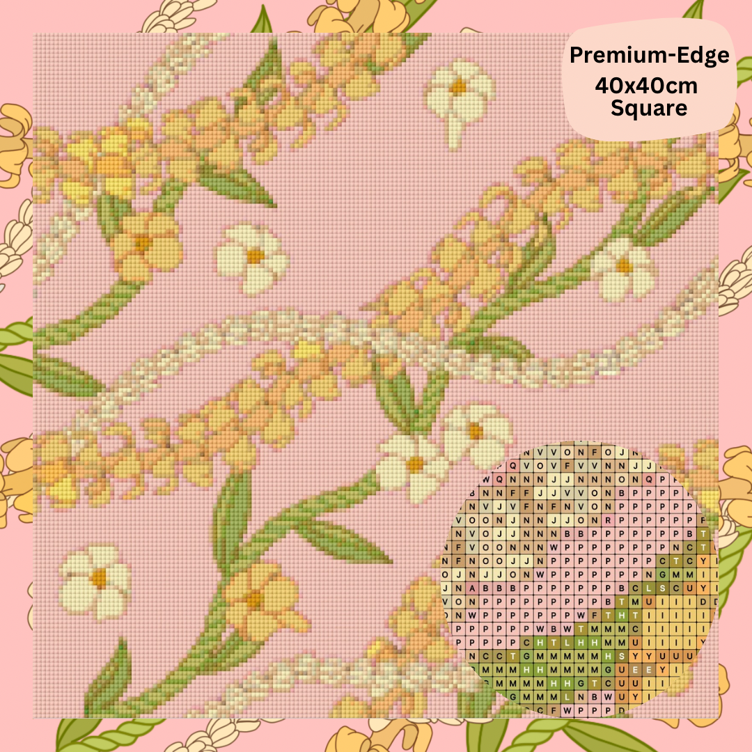 Puakenikeni & Pikake: Diamond Painting Collection