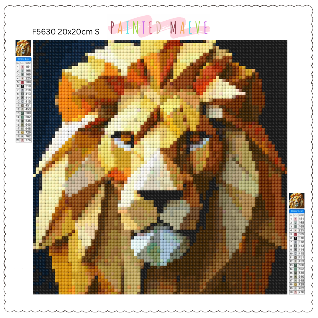 Lion’s Mane: Diamond Painting Collection