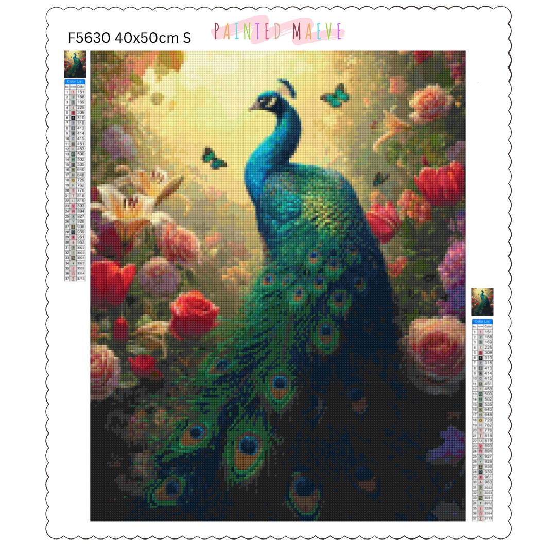 Regal Plumage: Diamond Painting Collection