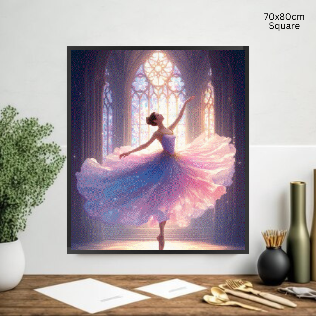 Stained Glass Relevé: Diamond Painting Collection