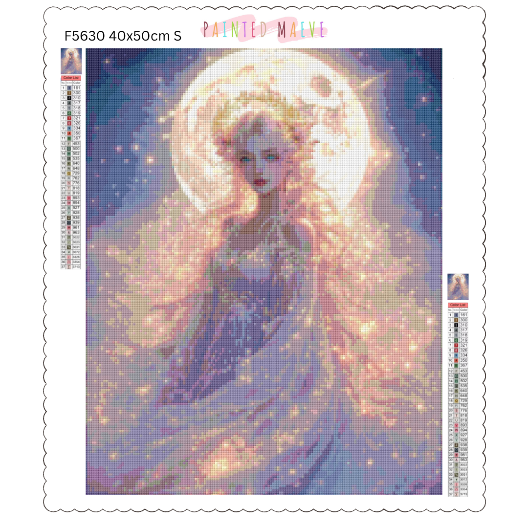 Moonlight Beauty: Diamond Painting Collection