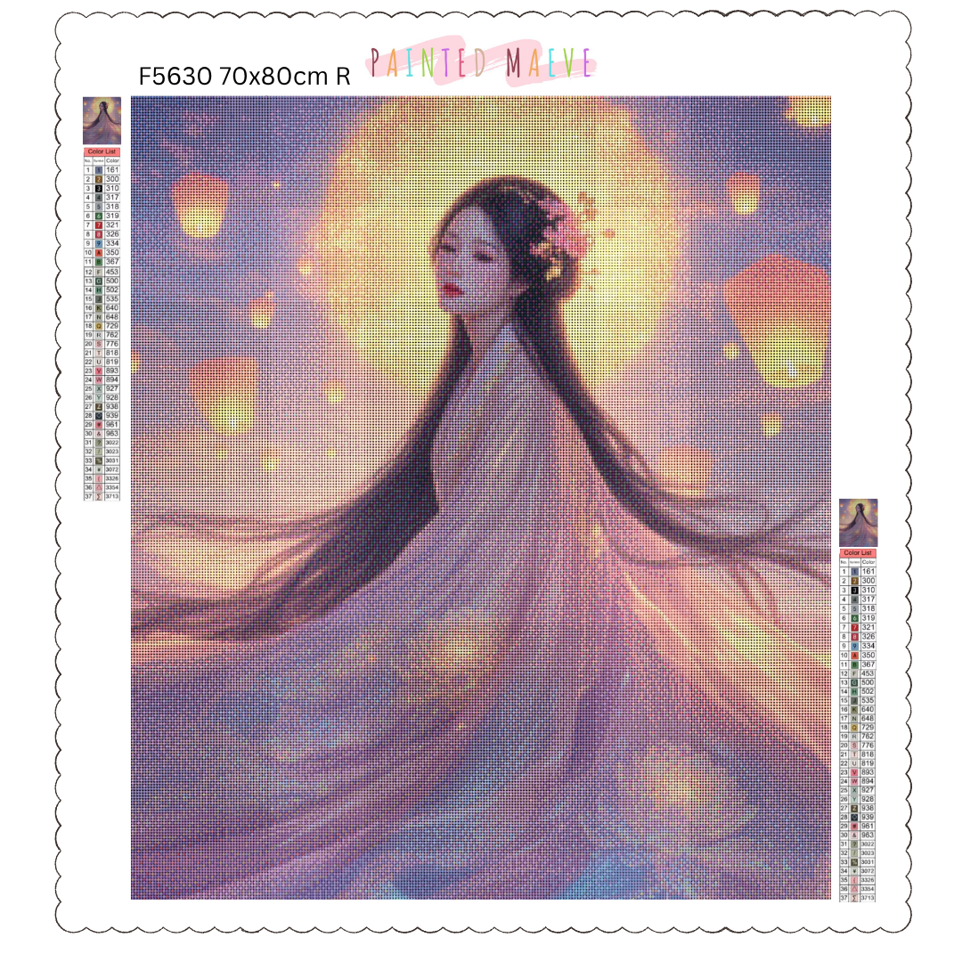 Lotus Princess: Diamond Painting Collection