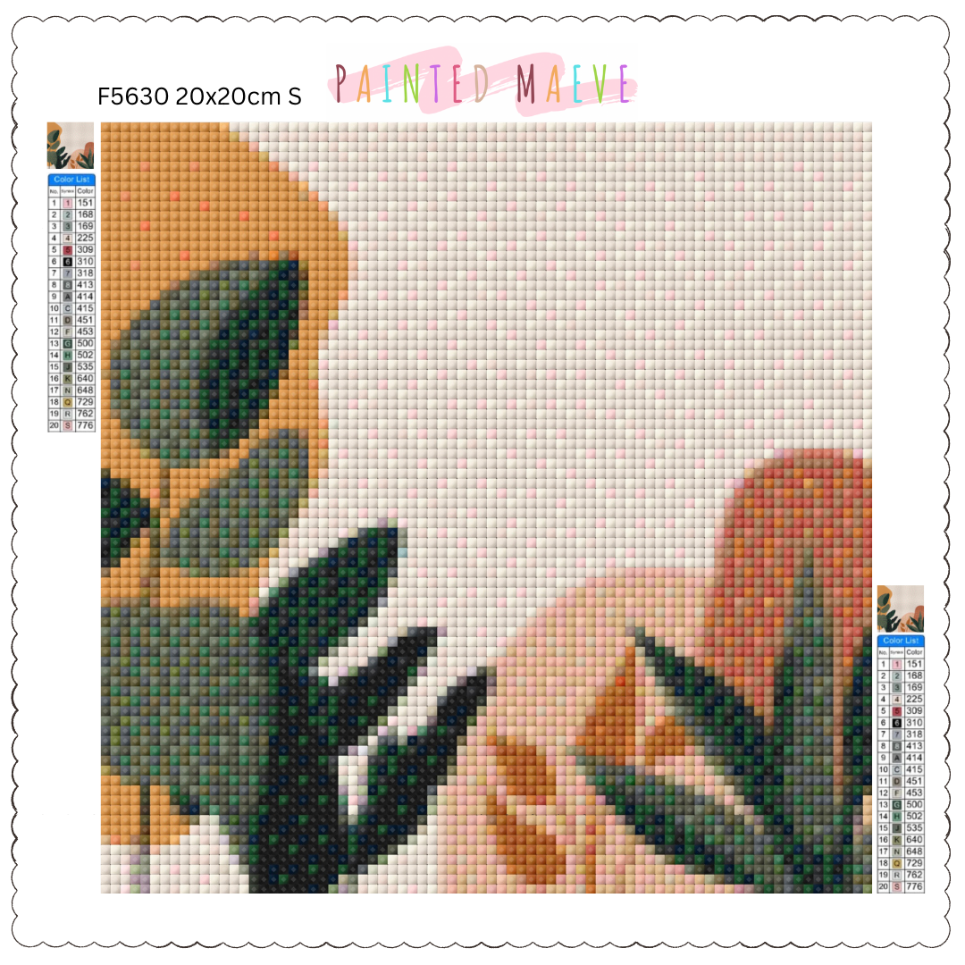 Boho Plants: MINI Diamond Painting Collection