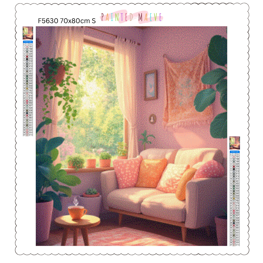 Sunlit Comfort: Diamond Painting Collection