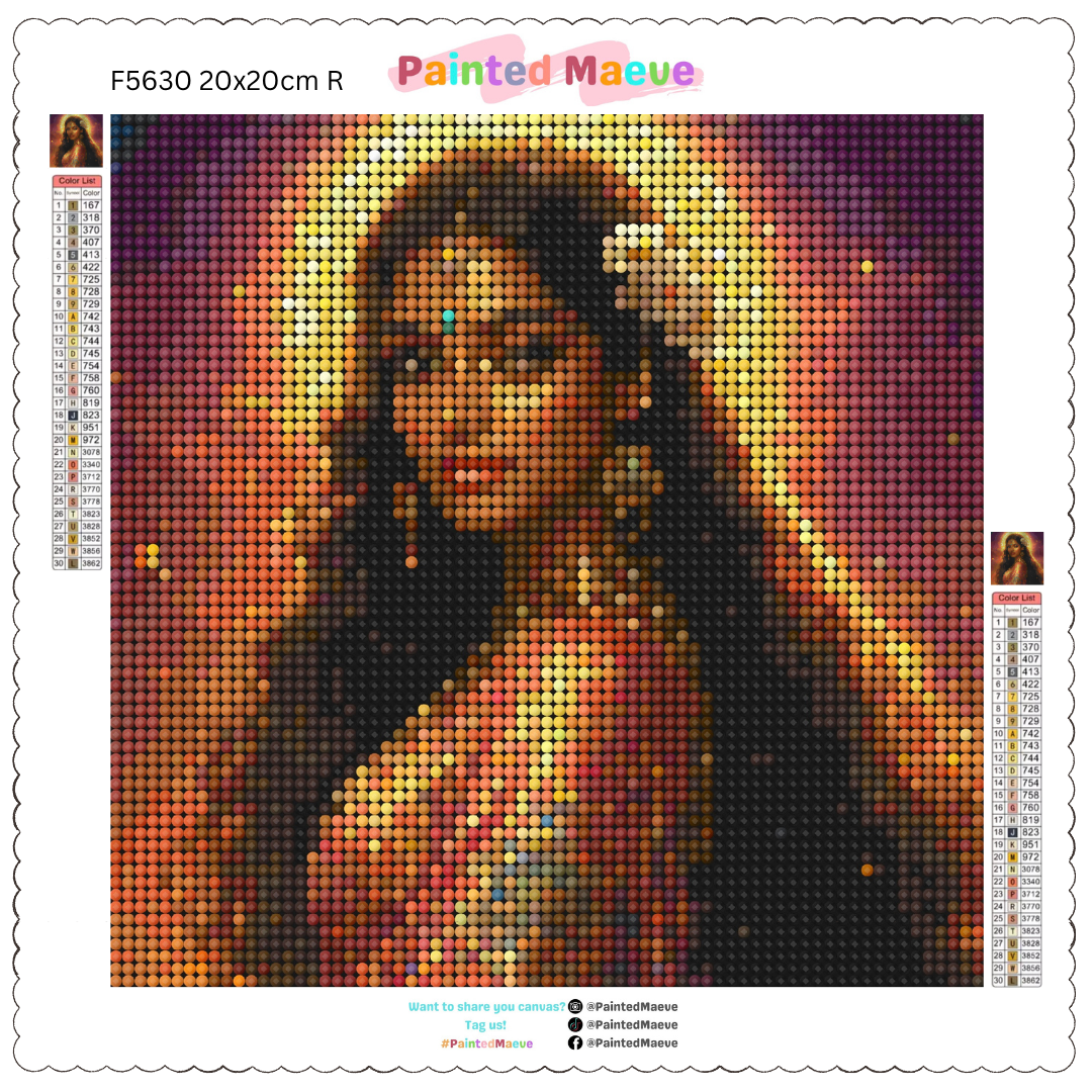 Indian & Marigolds: Diamond Painting Collection