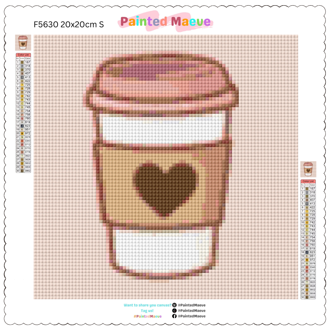 Brewed with Love: MINI Diamond Painting Collection