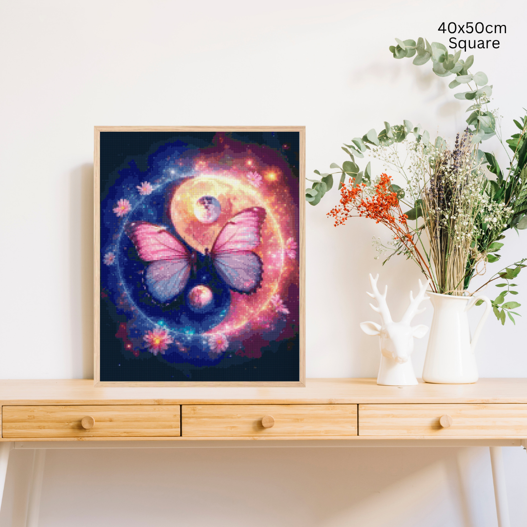 Cosmic Yin Yang Harmony: Diamond Painting Collection