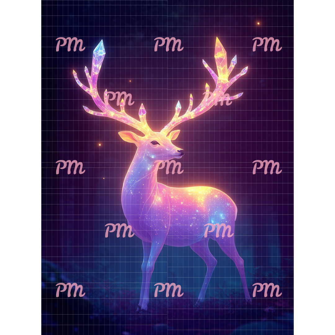 Antler Glow: Diamond Painting Collection