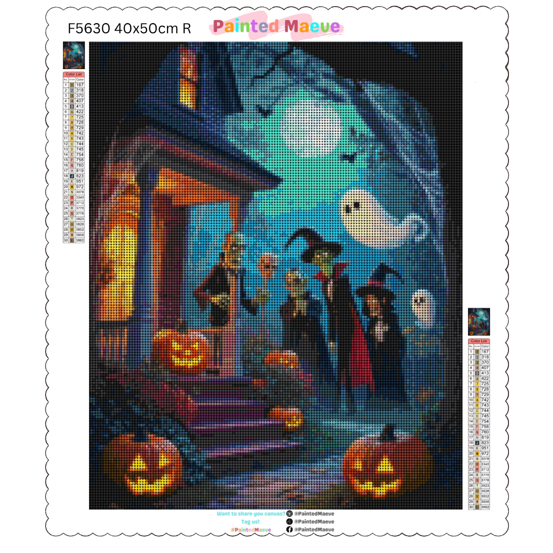 Monsters of Halloween: Diamond Painting Halloween Collection