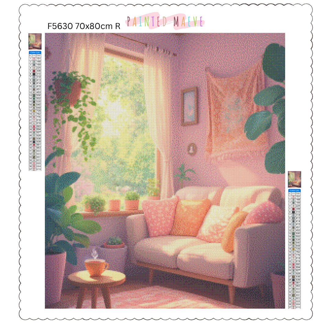 Sunlit Comfort: Diamond Painting Collection