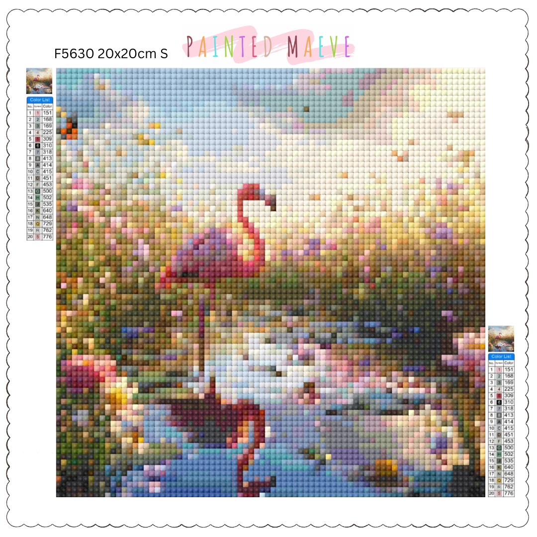 Flamingo Dance: Diamond Painting Collection