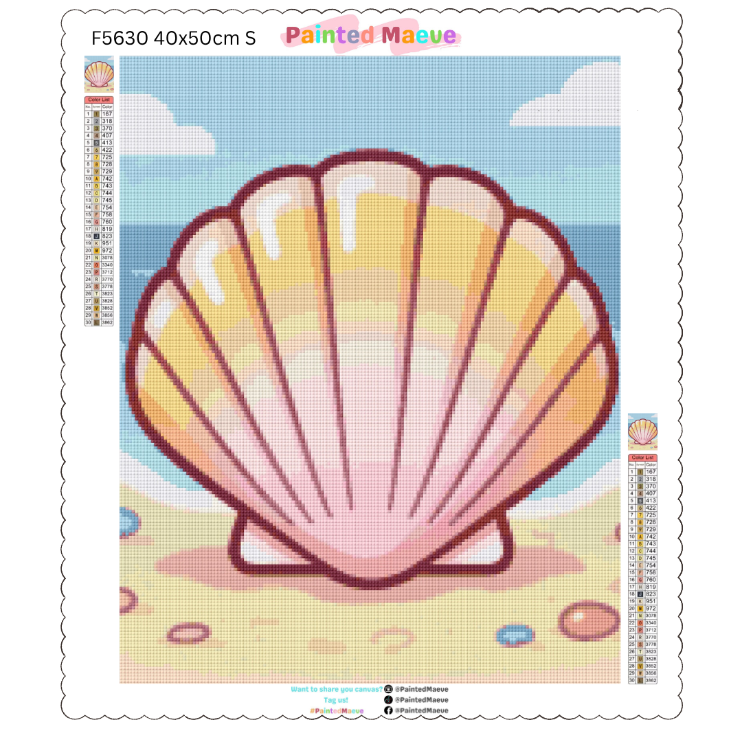 Shell by the Sea: Diamond Painting Collection