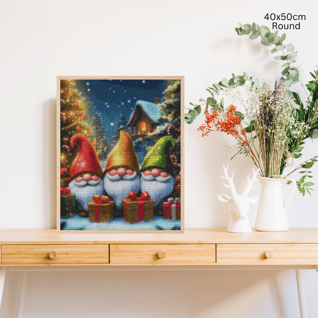 Gnome for the Holidays: Diamond Painting Christmas Collection