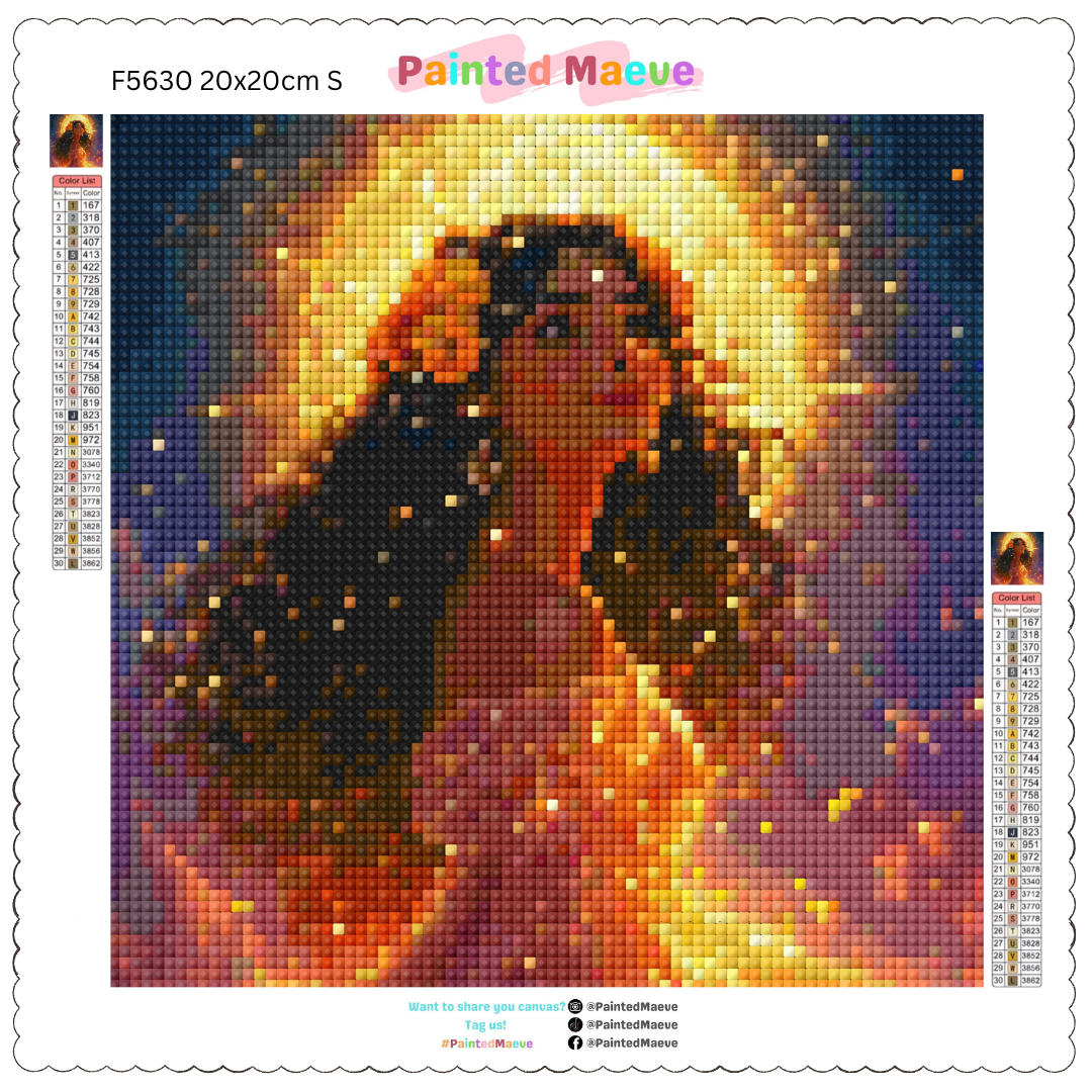 Ethereal Latina: Diamond Painting Collection