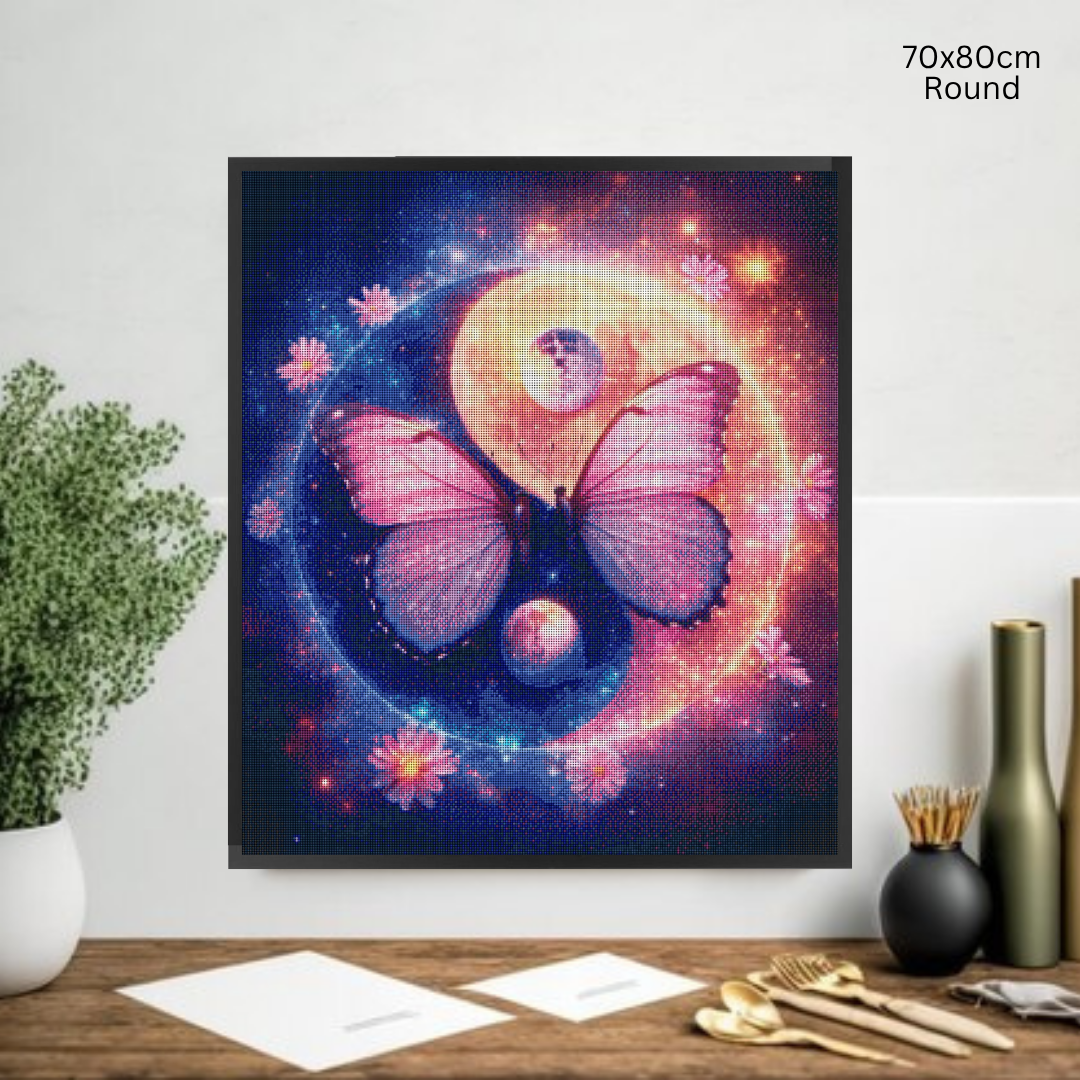 Cosmic Yin Yang Harmony: Diamond Painting Collection