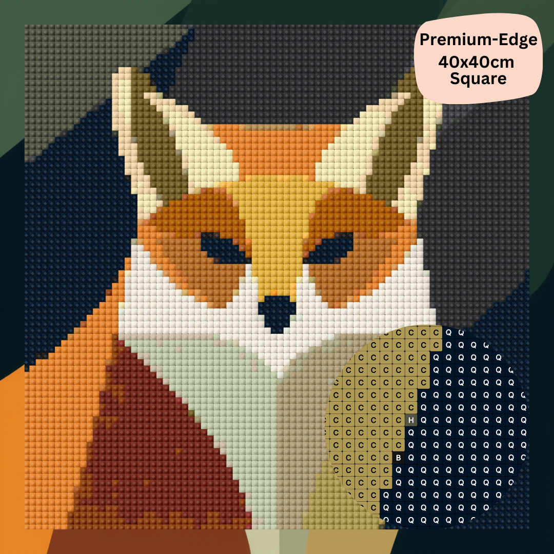 Colors of a Fox: MINI Diamond Painting Collection