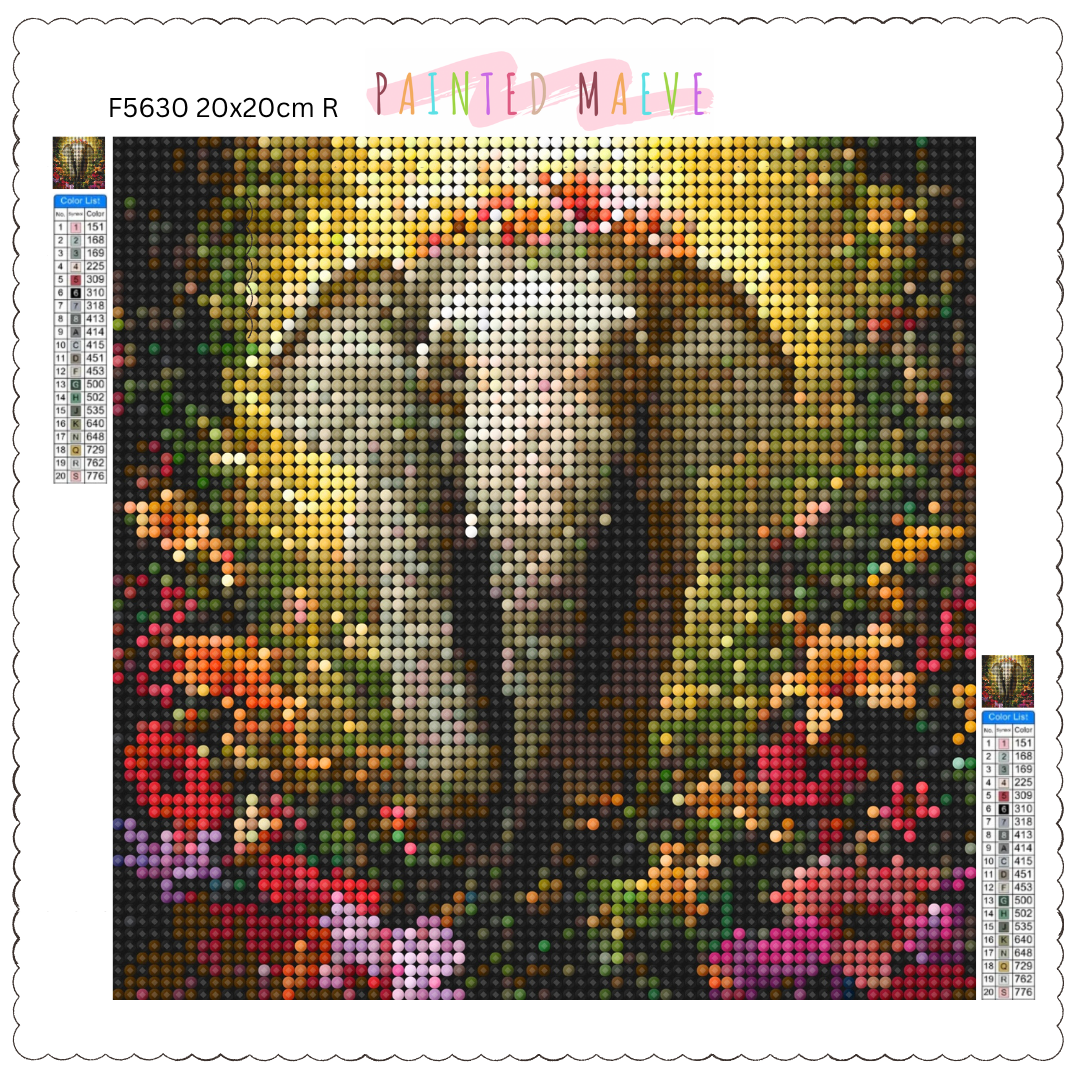 Blossoming Grace: Diamond Painting Collection