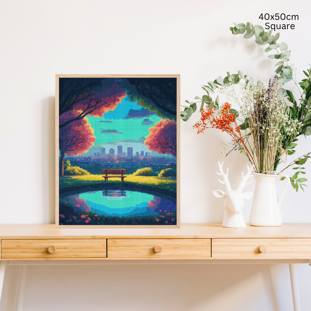 Evening in the Park: Diamond Painting Collection