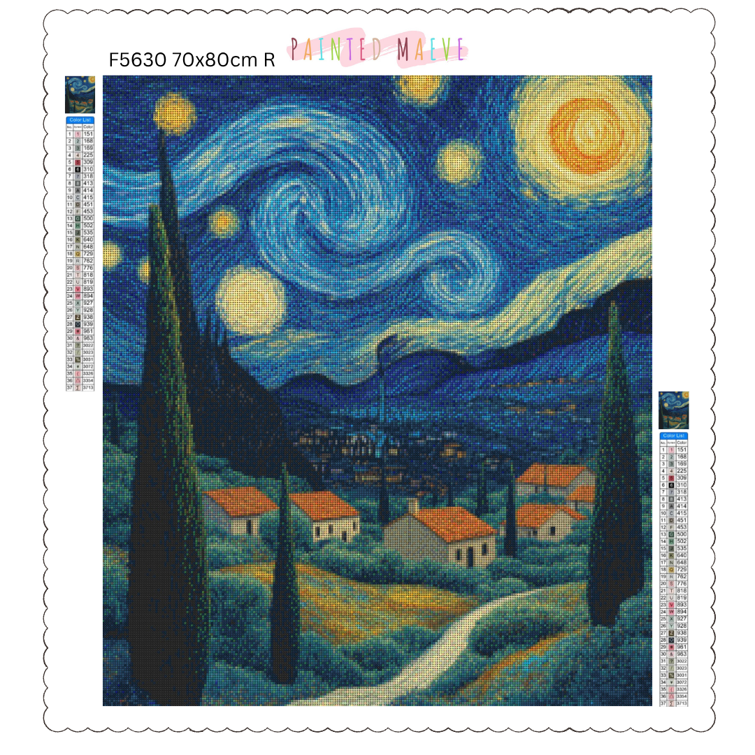 VG Inspired Strokes 1: Diamond Painting Collection