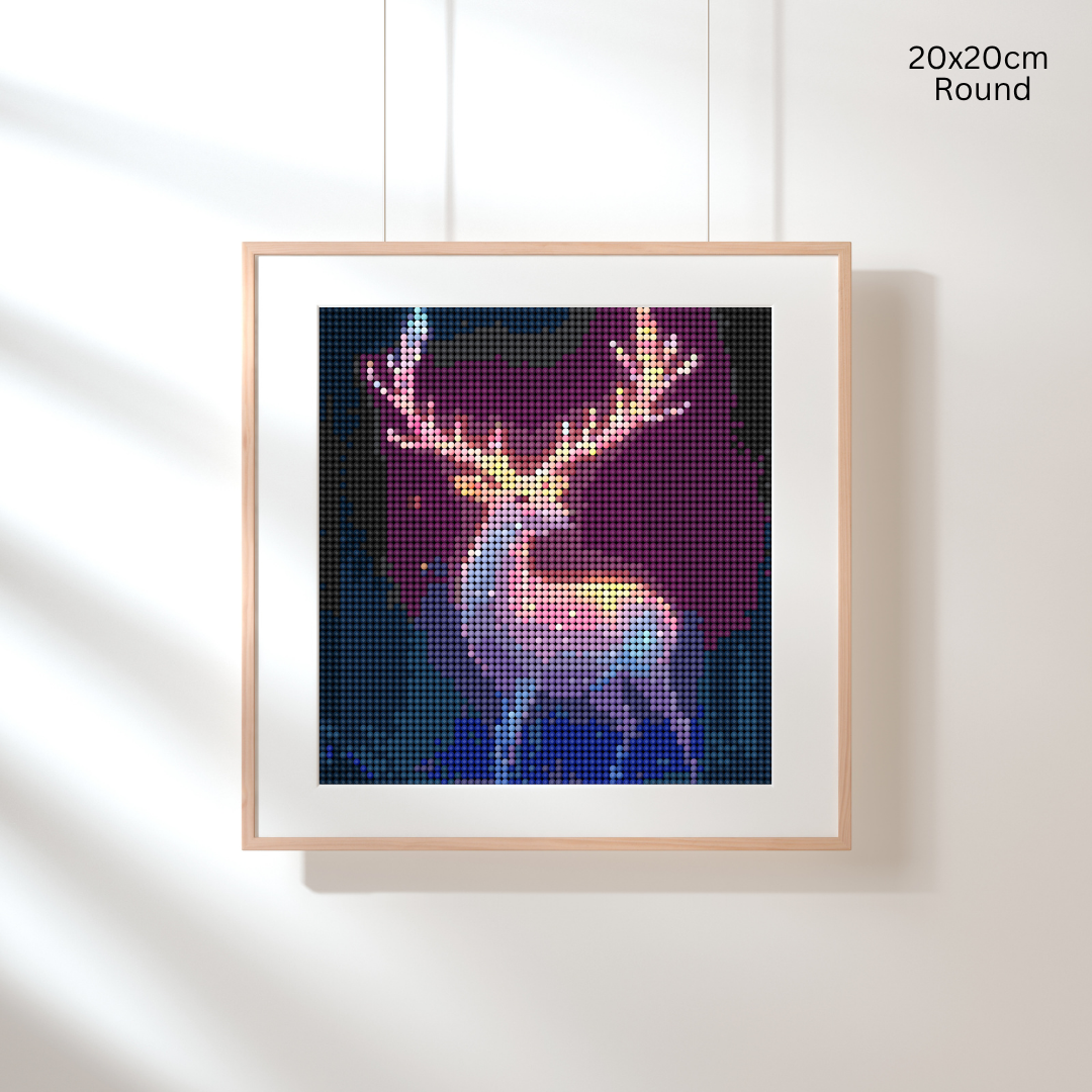 Antler Glow: Diamond Painting Collection