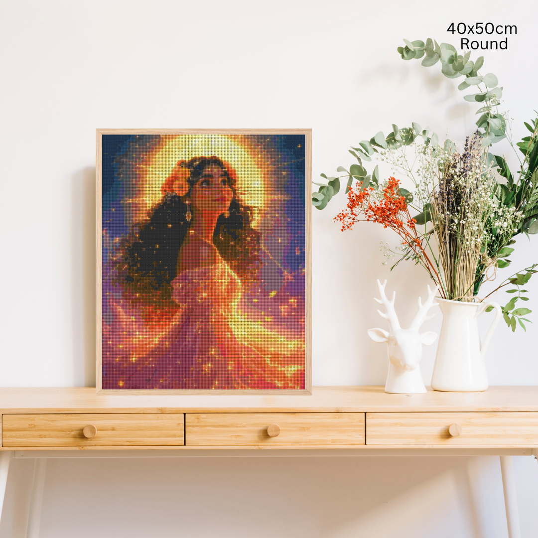 Ethereal Latina: Diamond Painting Collection
