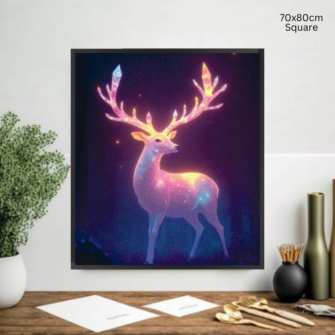 Antler Glow: Diamond Painting Collection