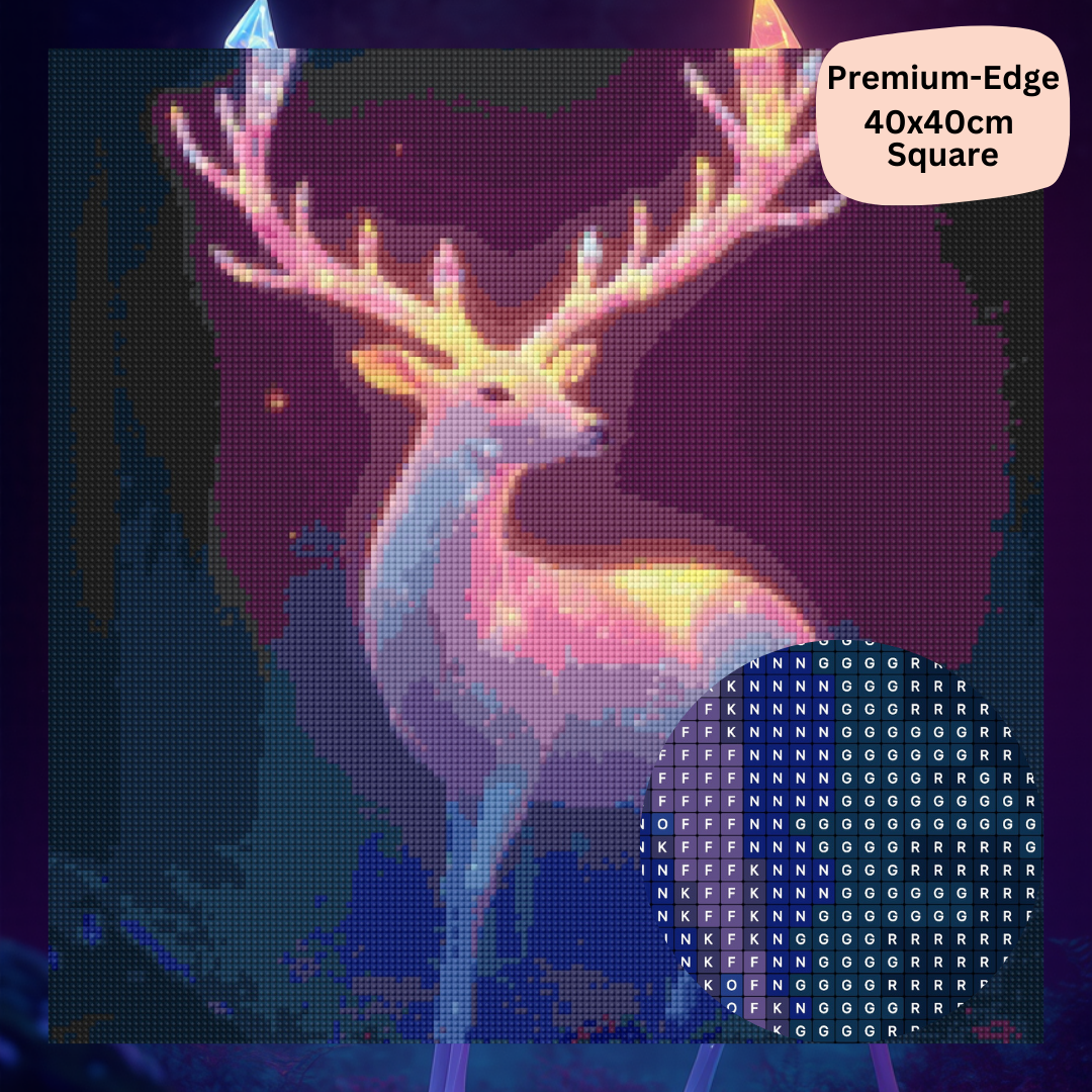 Antler Glow: Diamond Painting Collection